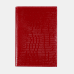 Обложка для паспорта ВЕКТОР Cori ОП-102-3230 красная из натуральной кожи