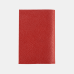 Обложка для паспорта ВЕКТОР Lippo ОП-122-1530 красная из натуральной кожи