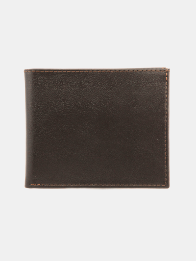 Кошелёк с зажимом для денег ВЕКТОР Krido ПМ-420-1020 коричневый из натуральной кожи