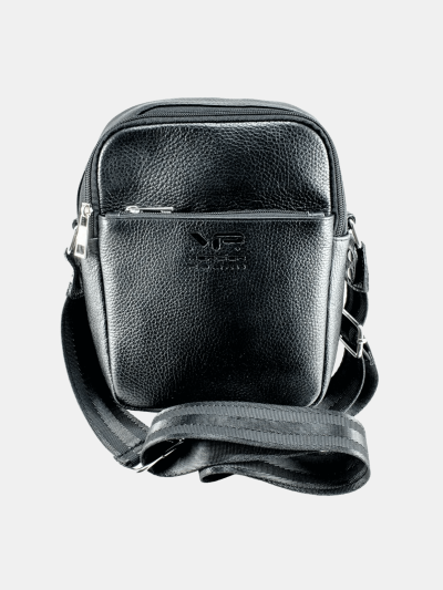 Сумка-планшет на плечо MERCIER ROMAN Paolo СК-505-1510 чёрная из натуральной кожи