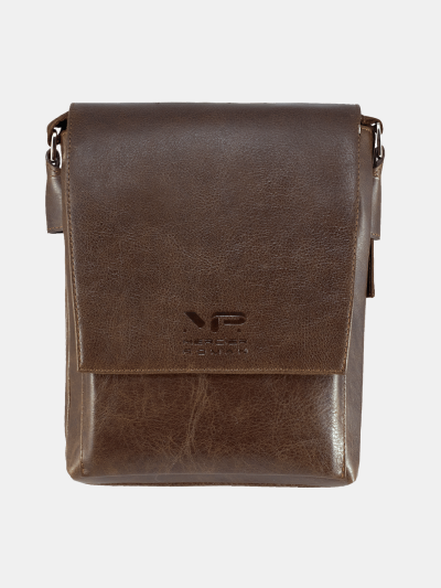 Сумка-планшет на плечо MERCIER ROMAN Franchesko СК-527-2221 шоколад из натуральной кожи