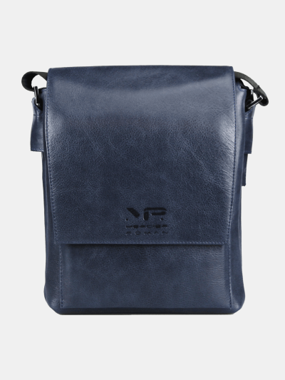 Сумка-планшет на плечо MERCIER ROMAN Franchesko СК-527-2240 синяя из натуральной кожи