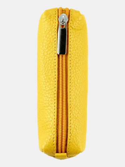 Чехол для ключей ВЕКТОР Atex ФТ-909-1590 жёлтый из натуральной кожи